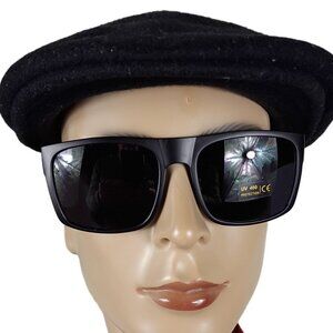 SHARKEYES BLACK RECTANGULAR  SUNGLASSES  NSPORT2